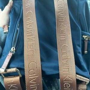 Calvin Klein neon backpack